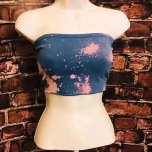 Strip by Evie Custom Tie Dye Bandeau Tube Top